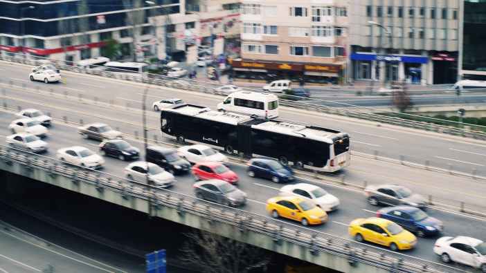 cars and buses